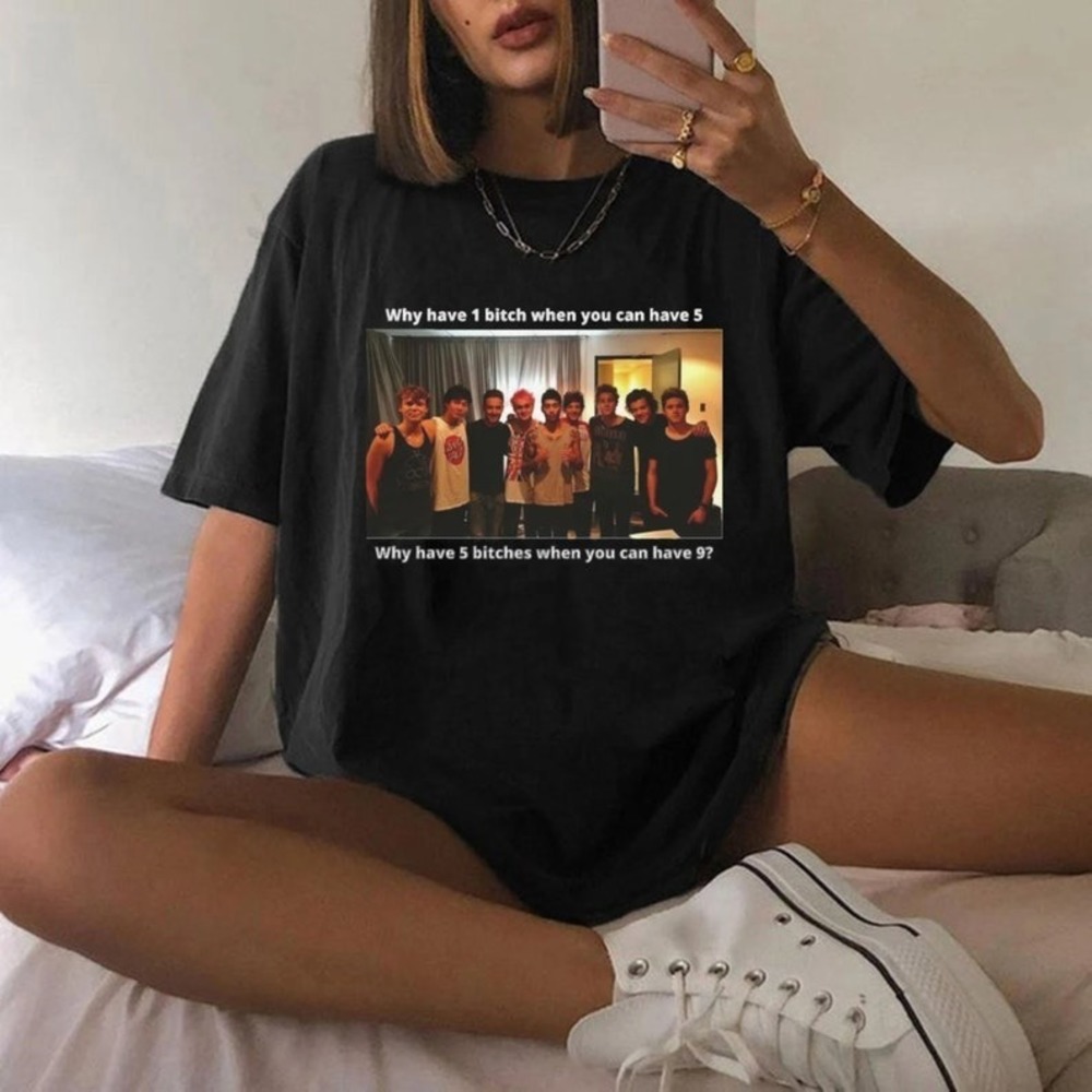 One Direction X 5 Seconds Of Summer Shirt, Gift For Fan